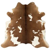 Ковер VLX Real Cow Hide 284344, белый цв./коричневый цв., 170 см x 150 см