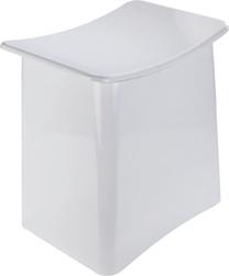 Skalbinių dėžė Wenko 2in1, 29 l, balta sp., 45 cm x 33 cm x 48 cm