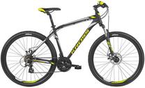 Dviratis kalnų Kross Hexagon 5.0 Matte, 27 ", XS rėmas, juoda sp./geltona sp./pilka sp.