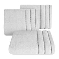 Vonios rankšluostis Dona, baltas/pilkas, 90 cm x 50 cm