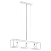 Šviestuvas kabinamas Eglo Elswick 49565, E27, 3 x 60 W, balta sp. / balta sp.