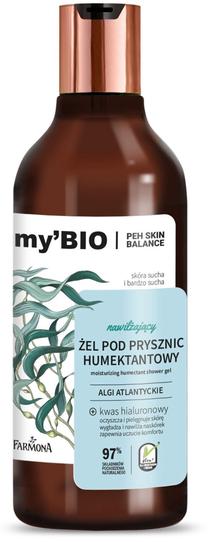 Kūno prausimosi želė Farmona my'BIO Moisturizing Humectant, 500 ml