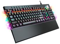 Laidinė žaidimų klaviatūra Varr VMKB98 Jixian Blue, EN, juoda sp.
