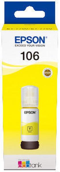 Rašalinio spausdintuvo kasetė Epson 106, geltona sp., 70 ml