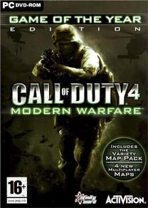 PC spēle Activision Call of Duty 4 Modern Warfare Goty, angļu