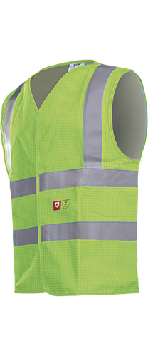Veste vīriešu Sioen Hellisan FR AST, dzeltena krās., L izmērs