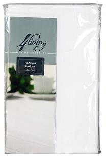 Staltiesė 4Living, balta, 260 x 140 cm