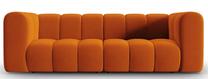 Sofa Micadoni Home Lupine Velvet, oranžinė sp., 228 x 87 cm x 70 cm