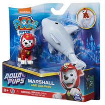 Водная игрушка Spin Master Paw Patrol Aqua Pups Hero Marshall 6066147, красный цв./серый цв.