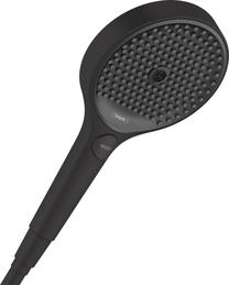 Dušo galvutė Hansgrohe Rainfinity, juoda sp., 13.2 cm
