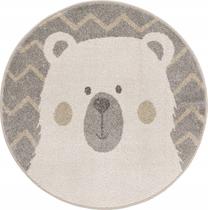 Paklājs iekštelpu Douceur d`Interieur Polar Bear, pelēka krās./brūngans krās., 100 cm x 100 cm