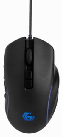 Laidinė žaidimų pelė Gembird RAGNAR RX500, usb type-a, juoda sp.