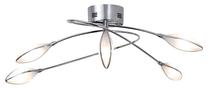 Lampa griesti Trio Grain 642210506, G4, 5 x 20 W, balta krās. / hroma krās.