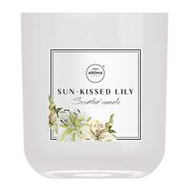 Свеча, ароматическая Aroma Sun-kissed Lily, 35 час, 150 г, белый цв.