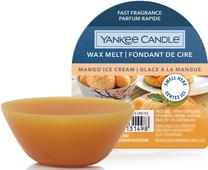 Vaškas, aromatinė Yankee Candle Wax Melt Mango Ice Cream, 8 h, 22 g, oranžinė sp.