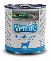 Märg koeratoit Farmina Vet Life Hypoallergenic Duck & Potato, pardiliha/kartul, 0.3 kg