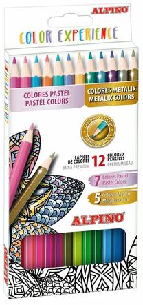Piešimo pieštukų rinkinys Alpino Color Experience, 12 vnt.
