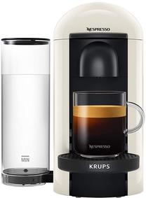 Kapsulu kafijas automāts Krups Vertuo Plus XN9031, balta krās.