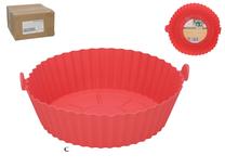 Cepšanas forma, karstā gaisa katla cepšanas piederumi Kitchen&GO, sarkana krās., 20.6 cm x 20.6 cm