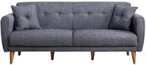 Sofa-lova Artie Aria 867UNQ1326, tamsiai pilka sp., 80 x 205 cm x 85 cm