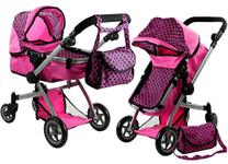 Коляска для кукол Lean Toys Alice 3814