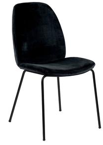 Valgomojo kėdė, juoda sp., 63 cm x 48.5 cm x 87.5 cm