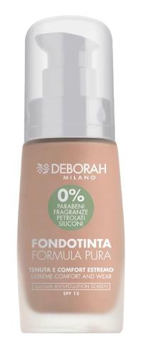Skystas makiažo pagrindas Deborah Milano Pure Formula SPF15, 02 beige, 30 ml