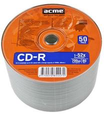 Ierakstāms kompaktdisks Acme, 700 MB, 50gab.