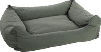Кровать для животных Flamingo Geneva 524000, темно-зеленый цв., 100 x 80 x 25 cм
