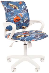 Vaikiška darbo kėdė Chairman 103 Cars, 56 x 43 x 93 cm, balta/įvairių spalvų