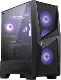 Korpusas MSI Mag Forge 101M, juoda sp. Prekė su pažeista pakuote.
