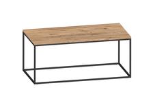 Kavos staliukas Kalune Design Gonca, ąžuolo sp./juoda sp., 43 cm x 55 cm x 110 cm