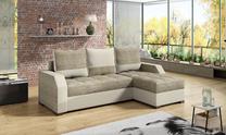 Kampinė sofa Aris Berlin 03, Soft 33, šviesiai ruda sp., 150 x 250 cm x 90 cm