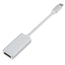 Adapteris Fusion Accessories USB-C male - DisplayPort female FUS-TCDP-SIL USB-C male, DisplayPort female, balta krās.