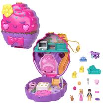 Комплект Mattel Polly Pocket Polly Pocket Something Sweet Cupcake HKV31, многоцветный