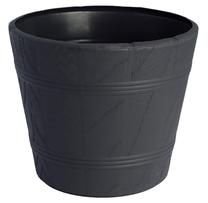Puķu pods Form Plastic 6, plastmasa, 38 cm x 38 cm, Ø 38 cm, pelēka krās.