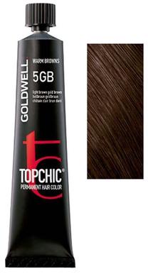 Kраска для волос Goldwell Topchic, gold brown цв., 5GB, 60 мл