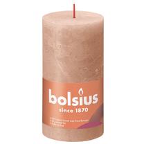 Žvakė, cilindrinė Bolsius Rustic Shine, 60 h, ruda sp.