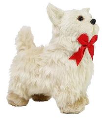 Rotaļu dzīvnieks Interactive Dog Chihuahua, 20 cm, balta krās.