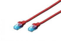 Кабель Digitus DK-1512-250/R RJ-45, RJ-45, 25 м, красный цв.