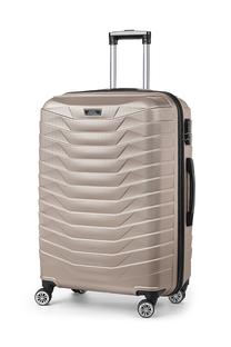 Дорожные чемоданы Polo55 ABS Medium, золотой цв., 70 л, 40 x 30 x 65 см