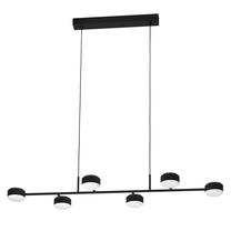 Valgusti rippuv Eglo Clavellina 900352, LED, 3000 °K, 6 x 7 W, valge v./must v. / must v.