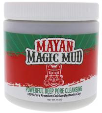 Veido kaukė, valomoji Mayan Magic Mud Powerful Deep Pore Calcium Bentonite Clay, 454 g