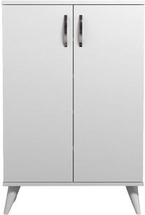 Batų spintelė Kalune Design AYK0101, balta sp., 72 cm x 35.5 cm x 109 cm