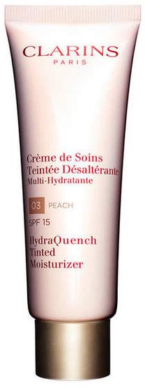 Skystas makiažo pagrindas Clarins HydraQuench Tinted Moisturizer, 03 peach, 50 ml