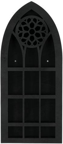 Sieninė lentyna Kalune Design MEH207-XL, juoda sp., 80 cm x 35 cm x 6 cm