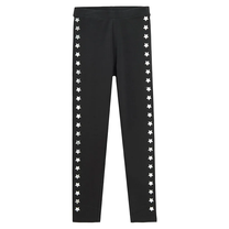 Леггинсы, классическая, для девочек Cool Club Stars CCG2722458, черный цв., 146 см