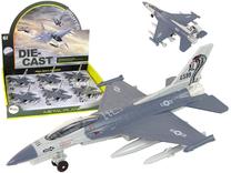 Žaislinis lėktuvas Lean Toys Fighter, 1:72, pilka sp.