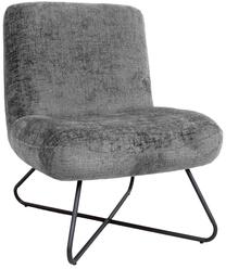 Krėslas Home4you Farica, tamsiai pilka sp., 74 cm x 65 cm x 84 cm