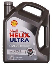 Motoreļļa Shell Helix Ultra ECT C2/C3 0W - 30, sintētiskais, 5 l